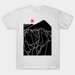 As a small pink moon rises T-Shirt